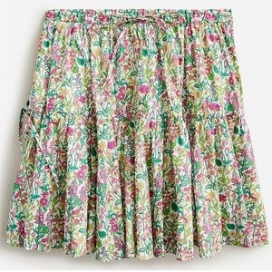J. Crew Floral Skater Skirt - Pink, Green, Yellow